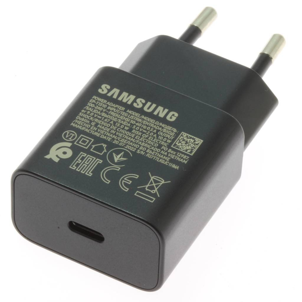 Samsung Usb-c 15w Wandladegerät – Schwarz
