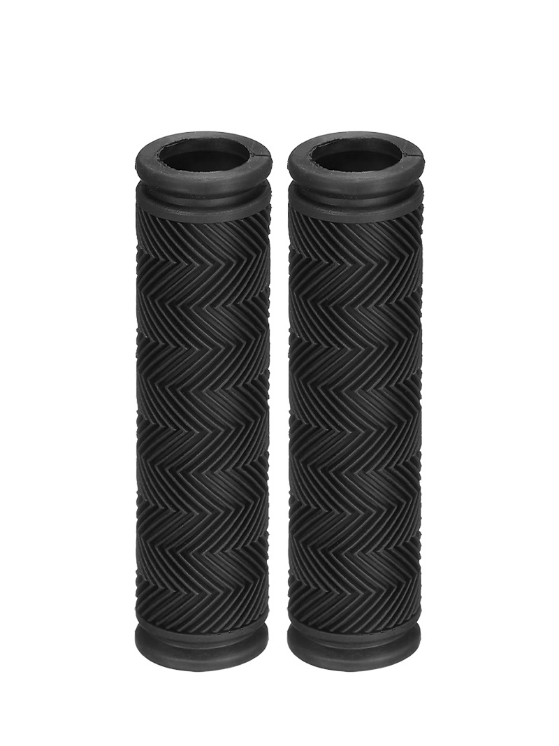 Set Mit 2 Rutschfesten Griffen Für Mountainbikes, Doppelt Gerippte Gummilenker, Geeignet Für Lenkerdurchmesser Von 22,2 Bis 25,4 Mm, Fahrradzubehör.