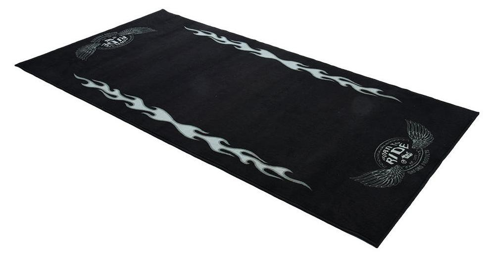 Werkstattmatte Oxford Flame Rutschfest Hochflorig 200x100 Cm