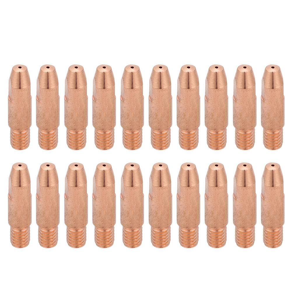 Konvolut Von 20 M6-kontaktspitzen – Kupfer – 1,2 Mm – Binzel 24kd – Mig/mag-brenner
