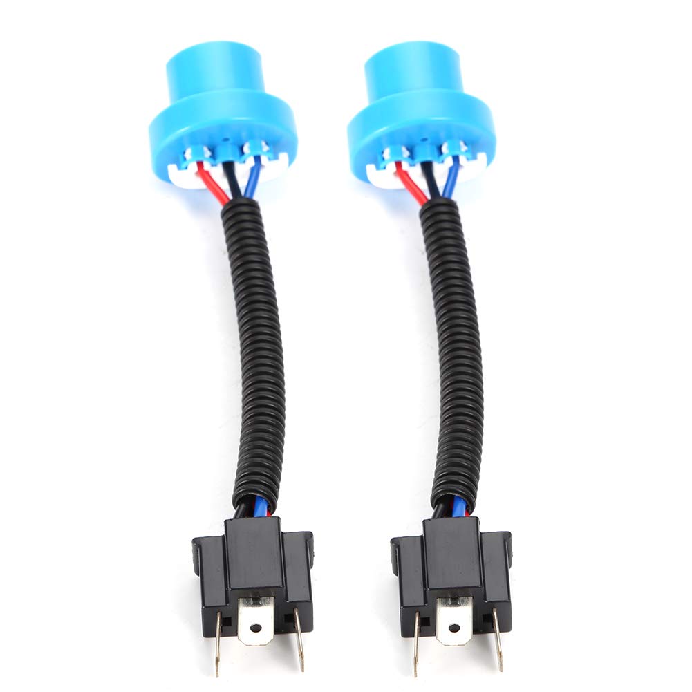 9007 Stecker Auf H4 Buchse Adapter – Pvc – Plug & Play – Scheinwerfer-kabelbaum – Hitzebeständig – Nylon – Auto