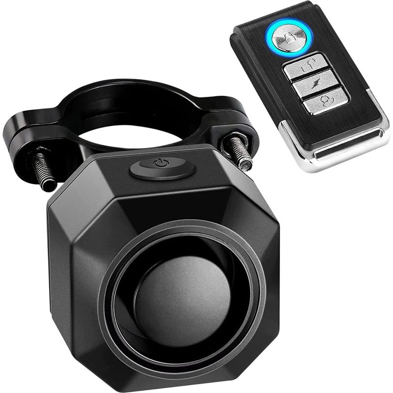 1 Fahrradalarm, 110 Db Vibrationserkennung, Drahtloser Bewegungssensor, Für Motorrad Und Roller