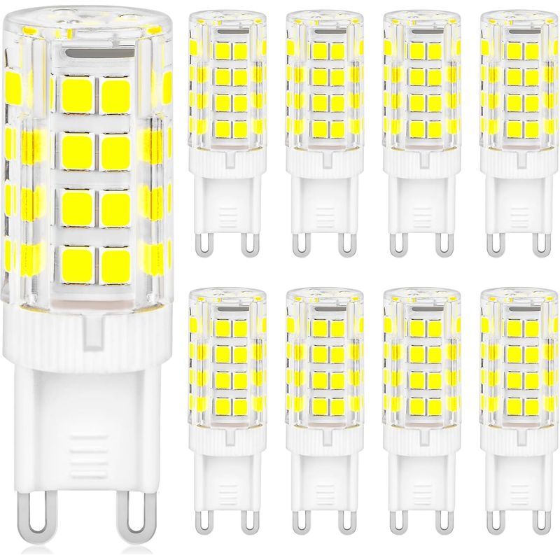 8er-pack G9 Led-lampen – 5 W – Kaltweiß (6000 K) – Nicht Dimmbar – Energiesparend Für Küche, Wohnzimmer Und Schlafzimmer – 220–240 V
