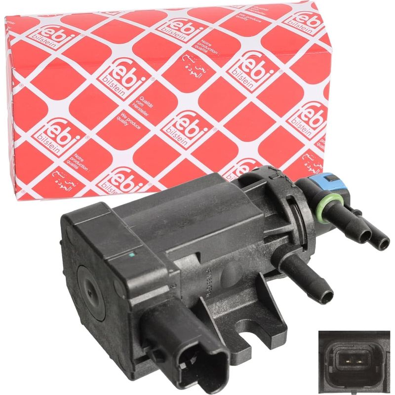 1 - Druckwandler - Abgasregelung - Gegendrucksensor - Für Citroën, Peugeot, Fiat, Ford - Schwarz - Standardgröße