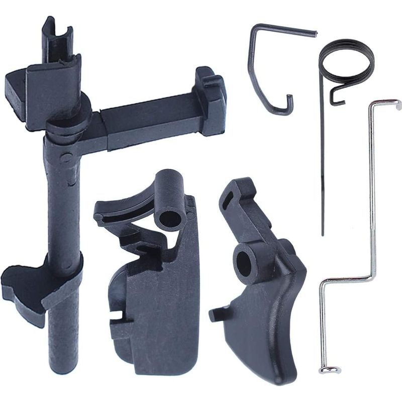 1 - Gashebel-set - Stihl Kettensäge - Ersatzteile Ms170 Ms180 017 018 - Robustes Abs-kunststoff - Schwarz