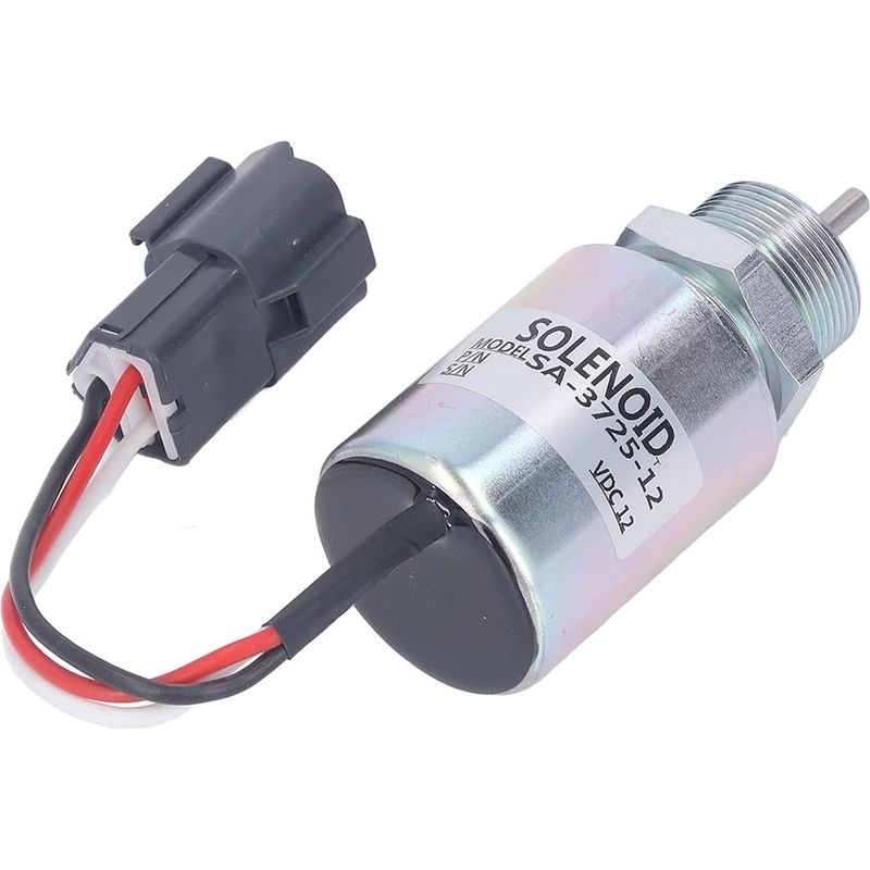 1 - Kraftstoffabsperrventil - Edelstahl-magnetventil - Für Dieselmotoren S3l, S4l, L3e Und L3p - 12 V Dc - 3-poliger Stecker