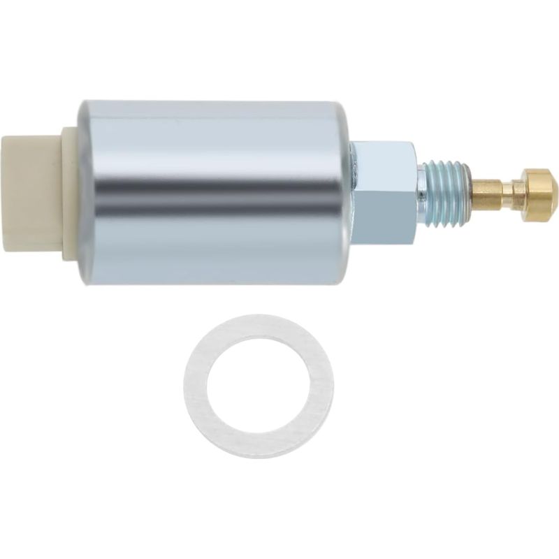 1 - Kraftstoffmagnetventil - Vergasermagnetventil - Kompatibel Mit Briggs & Stratton 796258 799511 - Präzise Durchflussregelung - Für Rasenmähermotoren - Metall - 5 Cm X 3 Cm