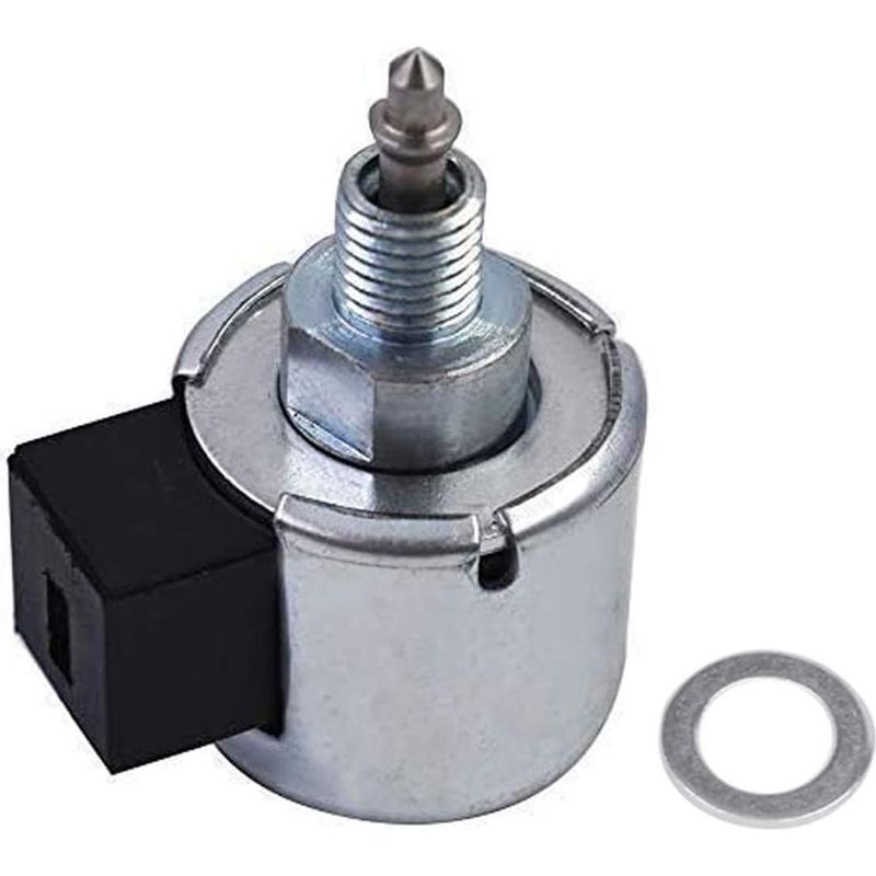 1 - Kraftstoffmagnetventil - Kompatibel Mit Briggs & Stratton 694393 - Für Rasenmähermotoren Und Gartengeräte - Schwarz - Standardgröße