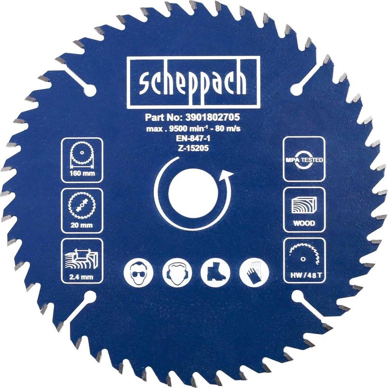 1 Sägeblatt – Sägezubehör – Für Massivholz, Laminat Und Kunststoff – Kompatibel Mit Der Tauchsäge Pl55 – Grau – 160 X 20 X 2,2 Mm