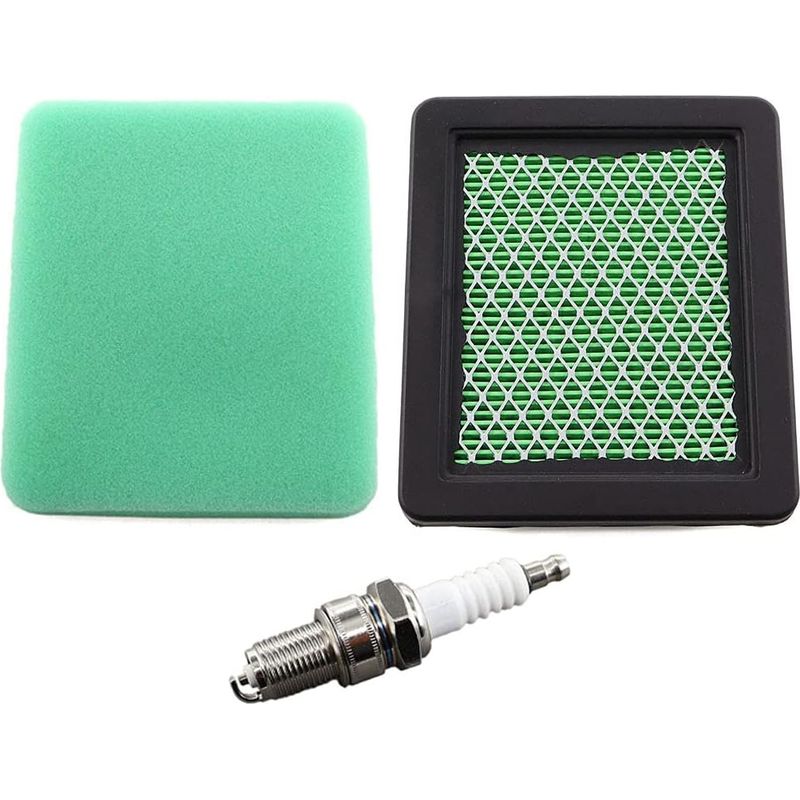 1 - Luftfilter - Zündkerze - Kompatibel Mit Honda Gc135, Gc160, Gcv135 - Für Rasenmäher Hrg 415, Hrx 476 - Schwarz - 10 X 8 X 5 Cm