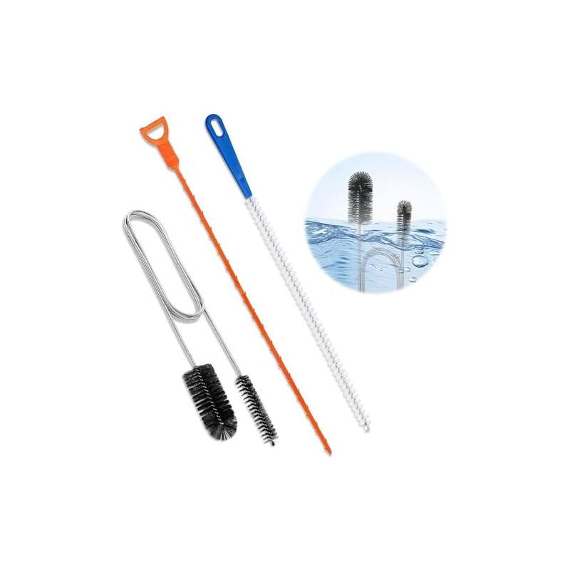 3-teiliges Abflussreinigungs-set: Abflussspirale, Abflussreinigungswerkzeug, Kanalreinigungswerkzeug
