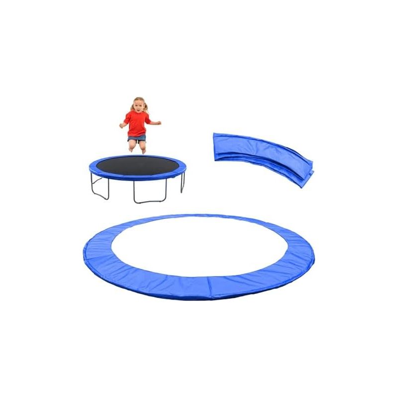 244 Cm Trampolin-sicherheitspolster, Trampolinturm, Universeller Ersatz, Schaumstoffabdeckung Für Die Federung Von Trampolinen – 244 Cm