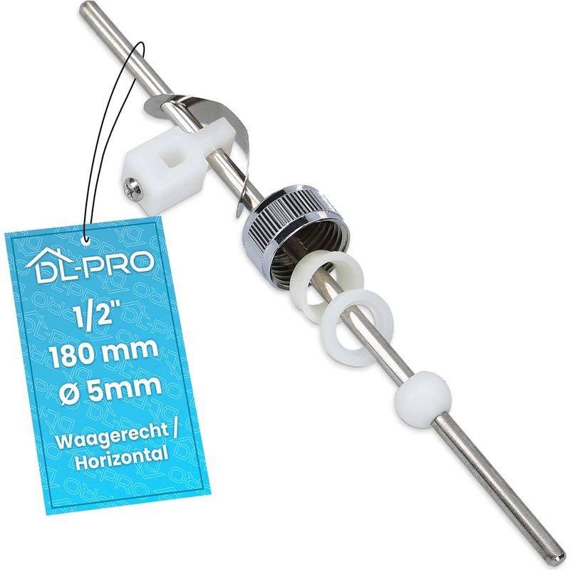1 Stück – Exzenterstange – Zugstange – Für Spülbeckenablauf Und Wasserhahn – Ventilhebel – Bad/küche – Metall – 18 X 0,5 Cm