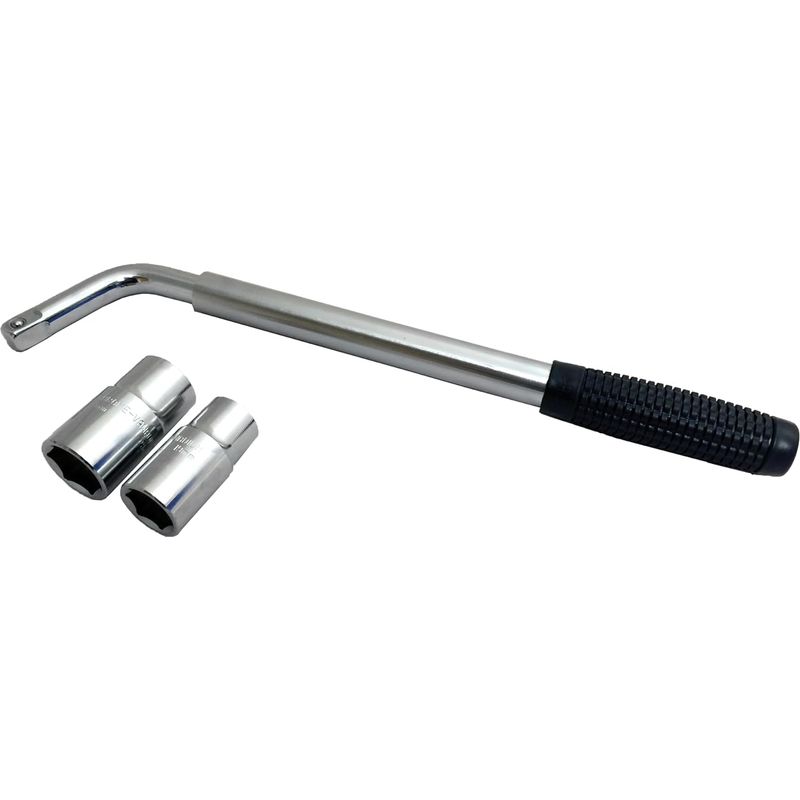 1 Steckschlüssel, Ausziehbarer Griff 355–540 Mm, Stecknüsse 17–23 Mm, Standardfahrzeug