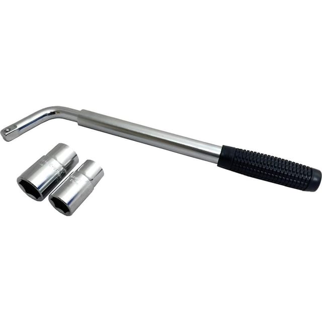 1 Steckschlüssel, Ausziehbarer Griff 355–540 Mm, Stecknüsse 17–23 Mm, Standardfahrzeug