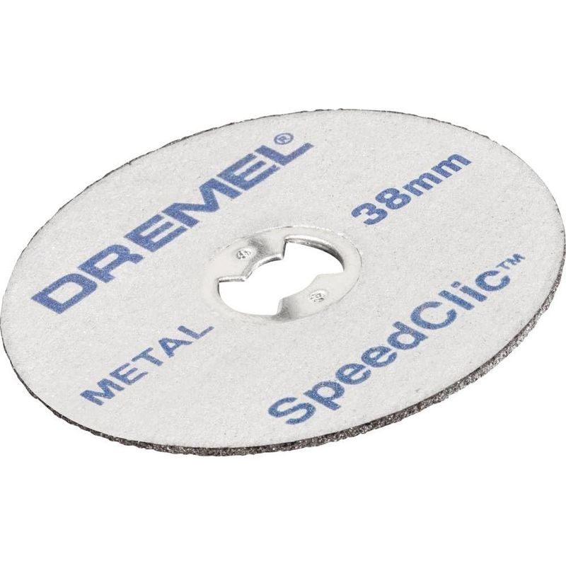 5 - Trennscheibe - Ez Speedclic Zubehör - Metalltrennung - Hohe Drehzahl 35.000 U/min - Grau - 38 Mm