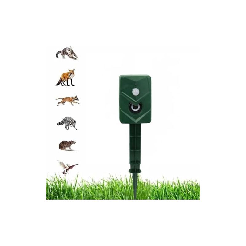 Batteriebetriebenes Katzenabwehrgerät Mit Wasserdichtem Pir-sensor Für Garten Und Garage -