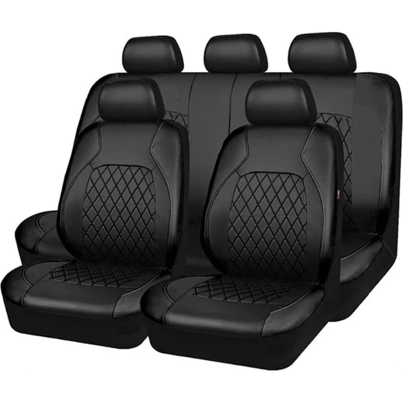 9 Sitzbezüge, Pu-leder, Universal, Kopfstütze, Rückenlehne, Kissen, Auto, Suv