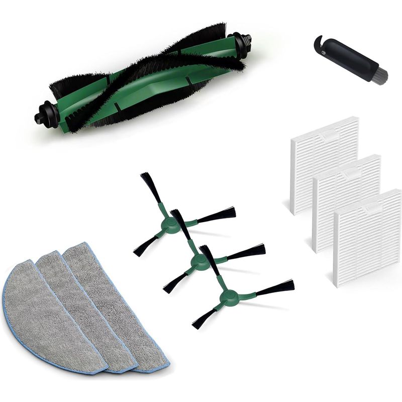 1 Zubehörset Für Irobot Roomba Combo Essential 2 105 – Hauptbürste, Hepa-filter, Reinigungstücher, Seitenbürsten – Boden- Und Teppichreinigung – Mehrfarbig