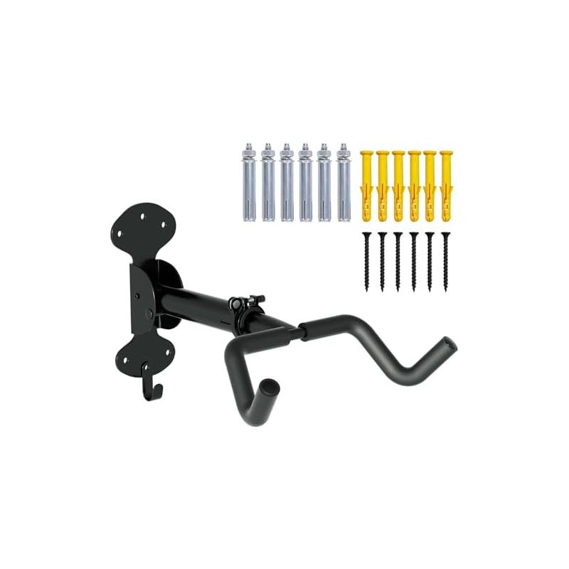 Wandmontierter Fahrradständer – Tragkraft 30 Kg, 15 Cm Ausziehbar, Robustes Design, Platzsparende Horizontale Aufbewahrung, Ideal Für Zuhause Und Garage, 1 Stück