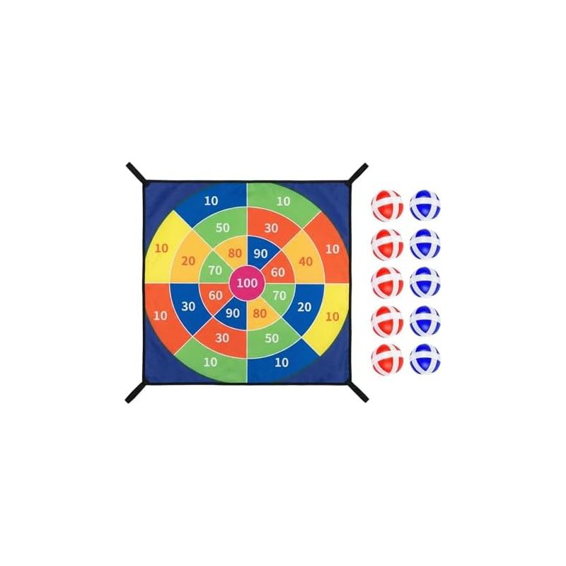 Trampolinzubehör, Zubehör Für Das Sticky Ball Spiel, Sticky Ball Trampolinspiel Für Familie, Garten, Drinnen Und Draußen, Partys, Geburtstage, Nachbarschaftsaktivitäten -