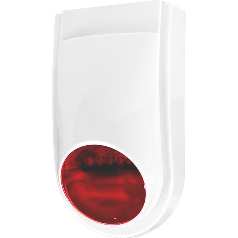 1 Außensirene, 130 Db, Rote Led-leuchte, Kompatibel Mit Dem W2a- Und W1-system