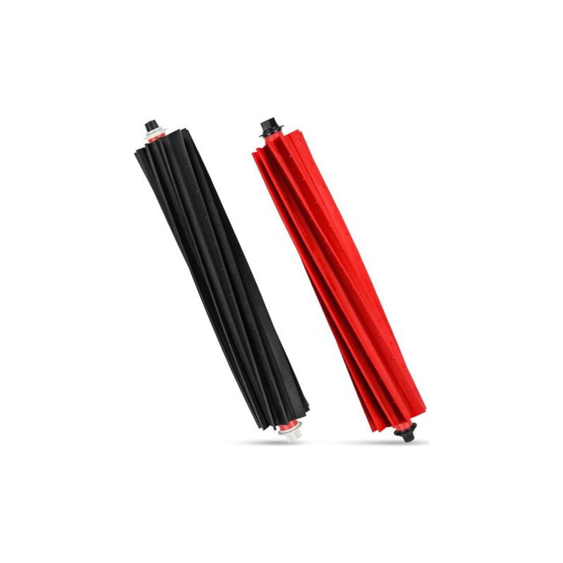 1 Set – Hauptbürste – Duoroller – Gummi-ersatzteil Für Den Qrevo Master Slim S8 Maxv Ultra Saugroboter, Kompatibel Mit Allen Bodenarten, Schwarz, 26 X 5 Cm
