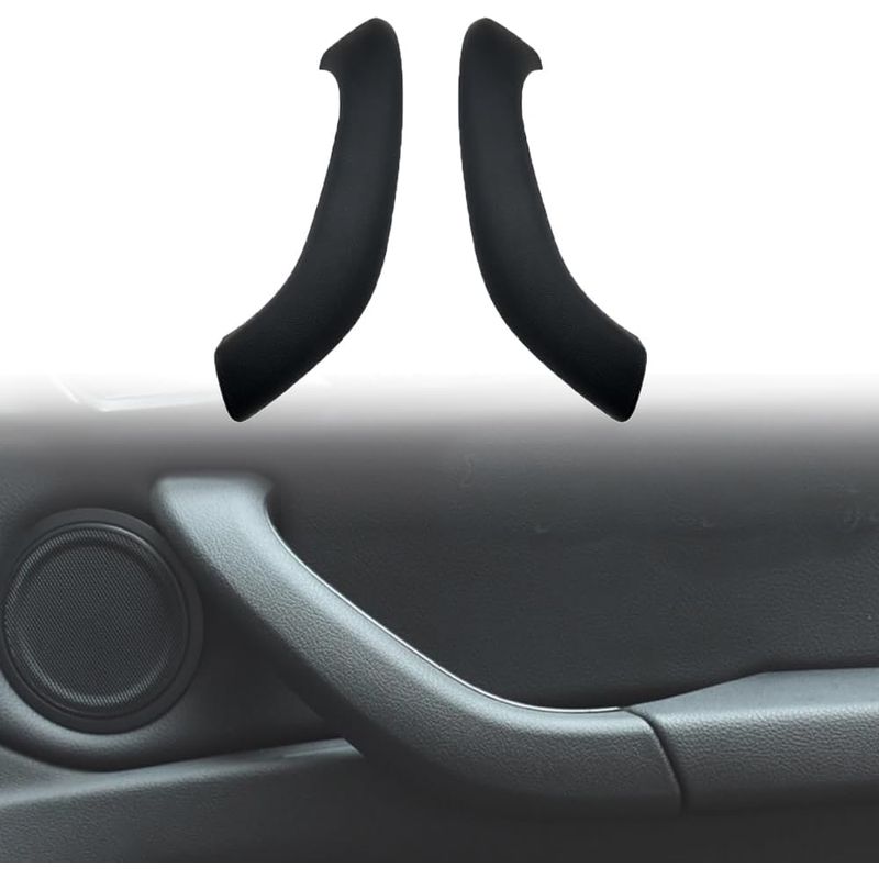 2 Türgriffabdeckungen, Schwarzer Abs-kunststoff, Ersatz Für Bmw X1 X2 F48 F49 F39 2016-2020