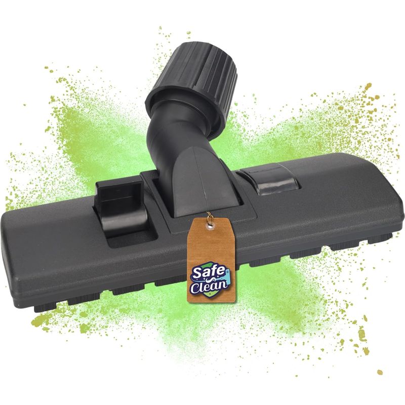 1 - Universelle Bodendüse - Verstellbarer Adapter - Für Rohre Mit 30–37 Mm Durchmesser - Für Hartböden Und Teppiche - Nylon Und Metall - Schwarz - 30 X 37 Cm