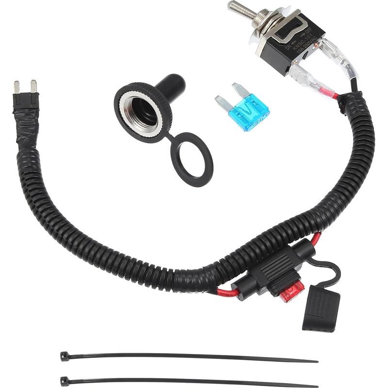 1 - Bypass-schalter - Kfz-sicherung - Direkter Ersatz Für Anhängerbetrieb Und Fahrbetrieb - Metall Und Kunststoff - Schwarz - 37,5 Cm