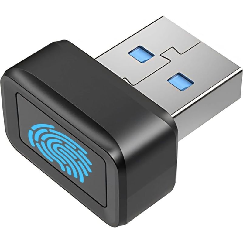 1 Usb-fingerabdruckleser, 0,5 Sekunden Erkennungszeit, 360°-sensor, Speicher Für 10 Fingerabdrücke, Für Computersicherheit