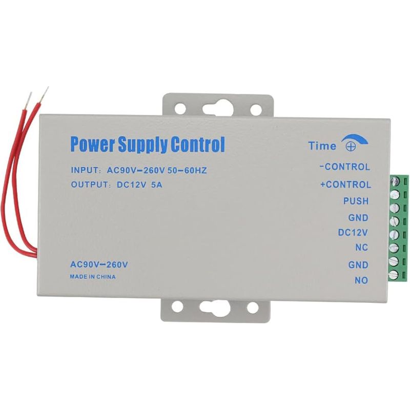 1 - Netzteil - Zutrittskontrollkomponente - Für Heimüberwachungssysteme - Metall - Schwarz - 90 V–260 V