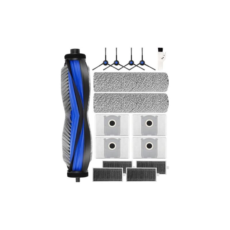 18 Ersatzteile Für Saugroboter – Hauptbürste, Walzen, Beutel, Filter – Für Ecovacs Deebot X8 Pro Omni – Schwarz – Verschiedene Größen