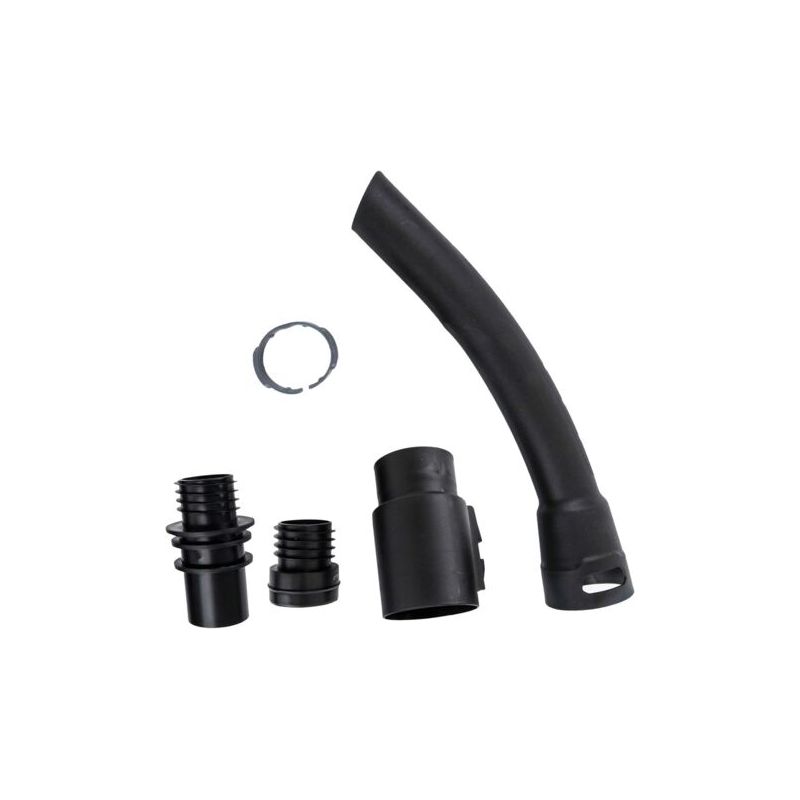 4 - Staubsaugergriff - Schlauchanschluss - Kompatibel Mit Kärcher Wd1 Bis Wd6 - Ergonomischer, Rutschfester Griff - Für Die Bodenreinigung - Schwarz - 35 Mm