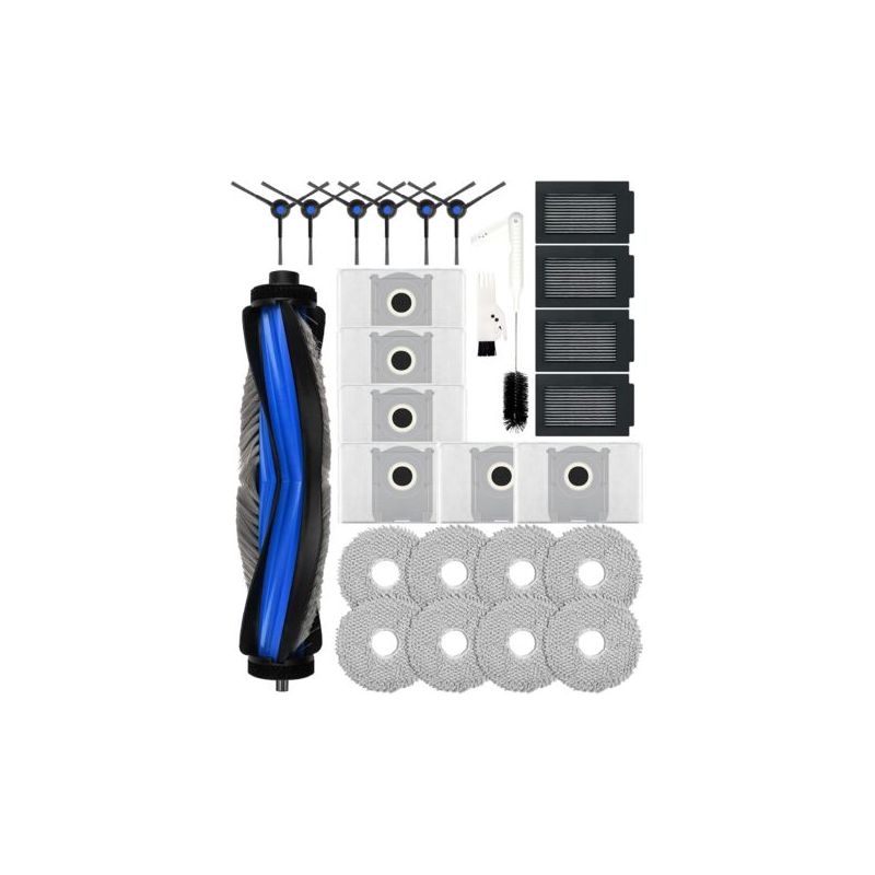 27er-packung – Ersatzteile – Hepa-filter – Für Ecovacs Deebot T50 Max Pro Omni Gen2 – Boden- Und Eckenreinigung – Schwarz – Verschiedene Größen