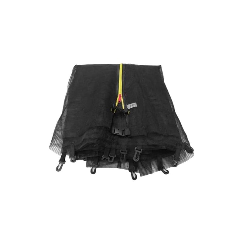 Sicherheitsnetz Für Trampolin, Ersatznetze Mit Runden Rahmen, 6 Gerade Stangen, 1,5 Meter, Schwarz -