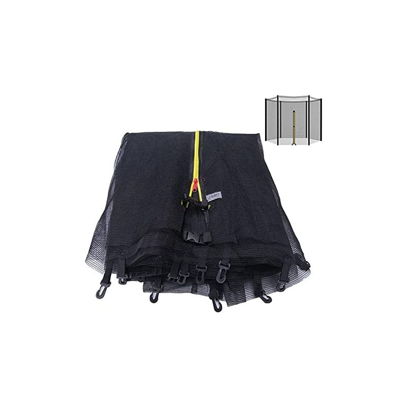 Ersatznetz Für Trampoline, Ø 150 183 244 306 366 396 427 488 Cm Sicherheitsnetz Für Trampoline Mit 6/8/12 Stangen, 150 Cm 6 Stangen - 150 Cm