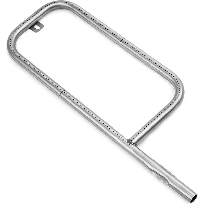 1 Brennerrohr – Edelstahl – Ersatzteil Für Gasgrills – Kompatibel Mit Weber Q200 Und Q2200 Serie – Silber – 51,5 X 18,3 Cm