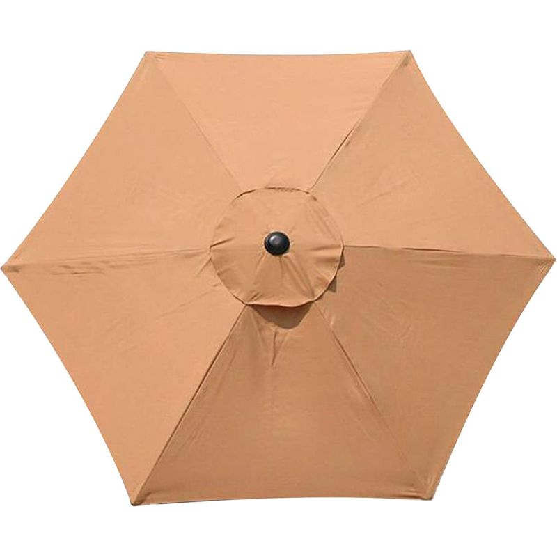 1 Ersatzbezug – Sonnenschirm Für Terrasse Und Garten – Uv-beständig Und Atmungsaktiv – Für Garten, Pool Oder Innenhof – Weiß – 270 X 270 Cm