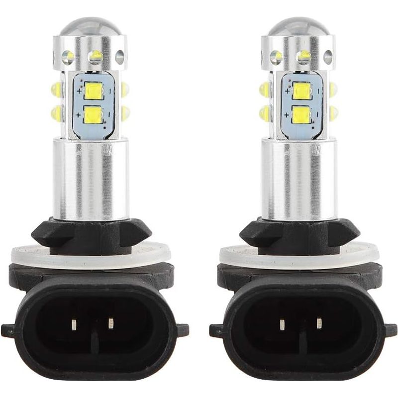 2 Stück Cob-led-lampen 50w 12v Für Auto-nebelscheinwerfer, Plug-and-play-kompatibel, Akzentbeleuchtung