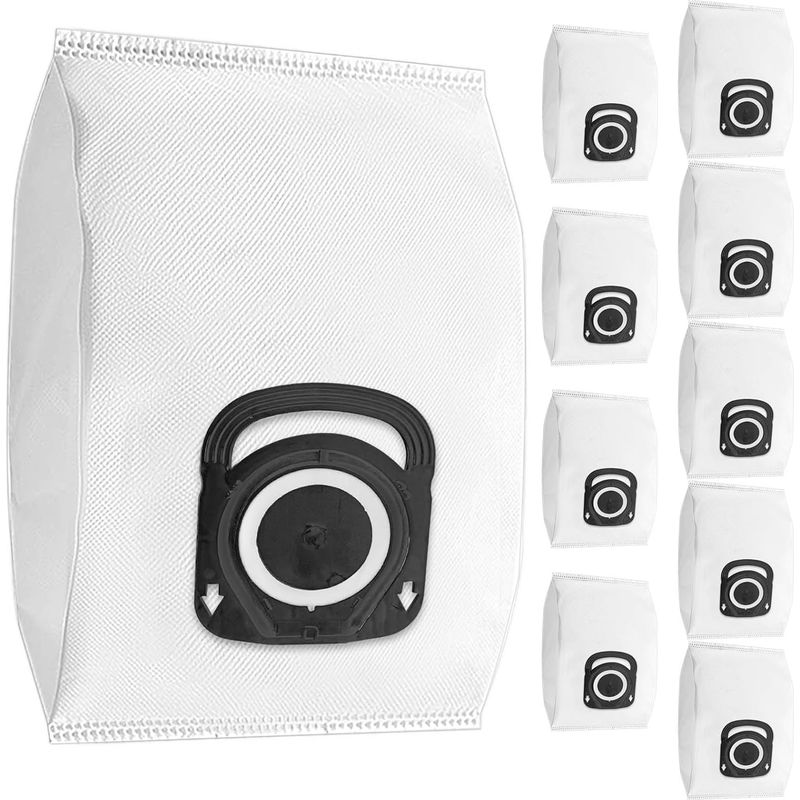 10 - Staubsaugerbeutel - Rowenta Zubehör - 5-lagige Filtration - Für Silence Force Compact Power X-trem - Haushalt - Mikrofaser - Standard