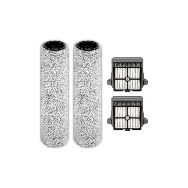 4-teiliges Set – Bürstenwalze – Hepa-filter – Kompatibel Mit Tineco S7 Pro S6 – Reinigung Von Hartböden – Abnehmbare Ausführung – Weiß – 28 X 5 Cm
