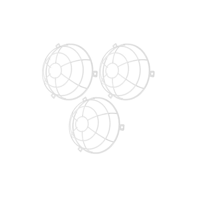 Set Mit 3 Metall-sprinklerkopfschutzgittern Für Deckensprinklerköpfe, Geschlossene Abdeckung, Kompatibel Mit Automatischen Feuerlöschern, Für Den Brandschutz.