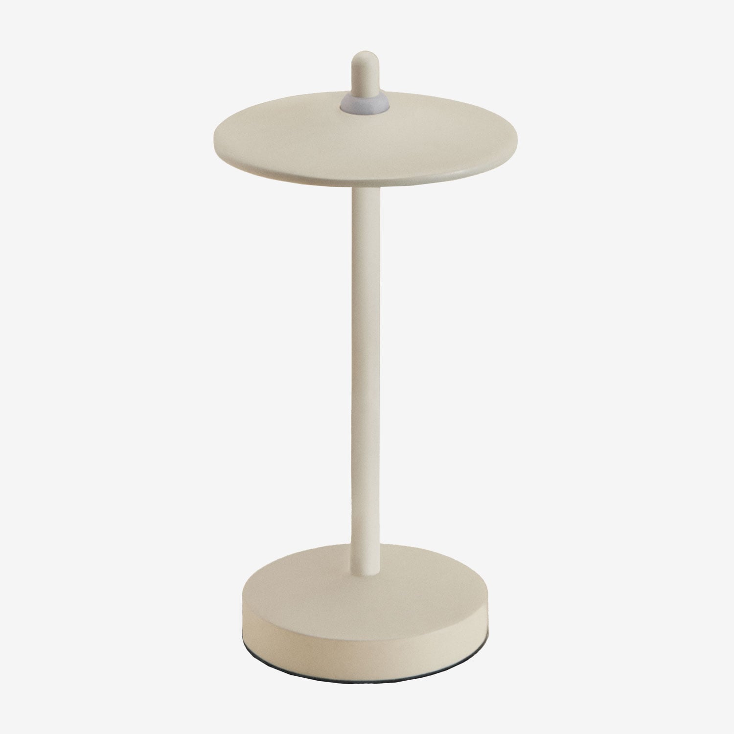 Sklum Kabellose Led-tischlampe Aus Eisen Zuniga Beige Tapioca