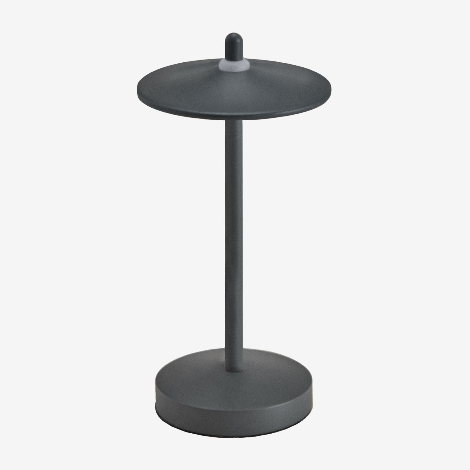 Sklum Kabellose Led-tischlampe Für Den Außenbereich Aus Eisen Zuniga Grau Graphit
