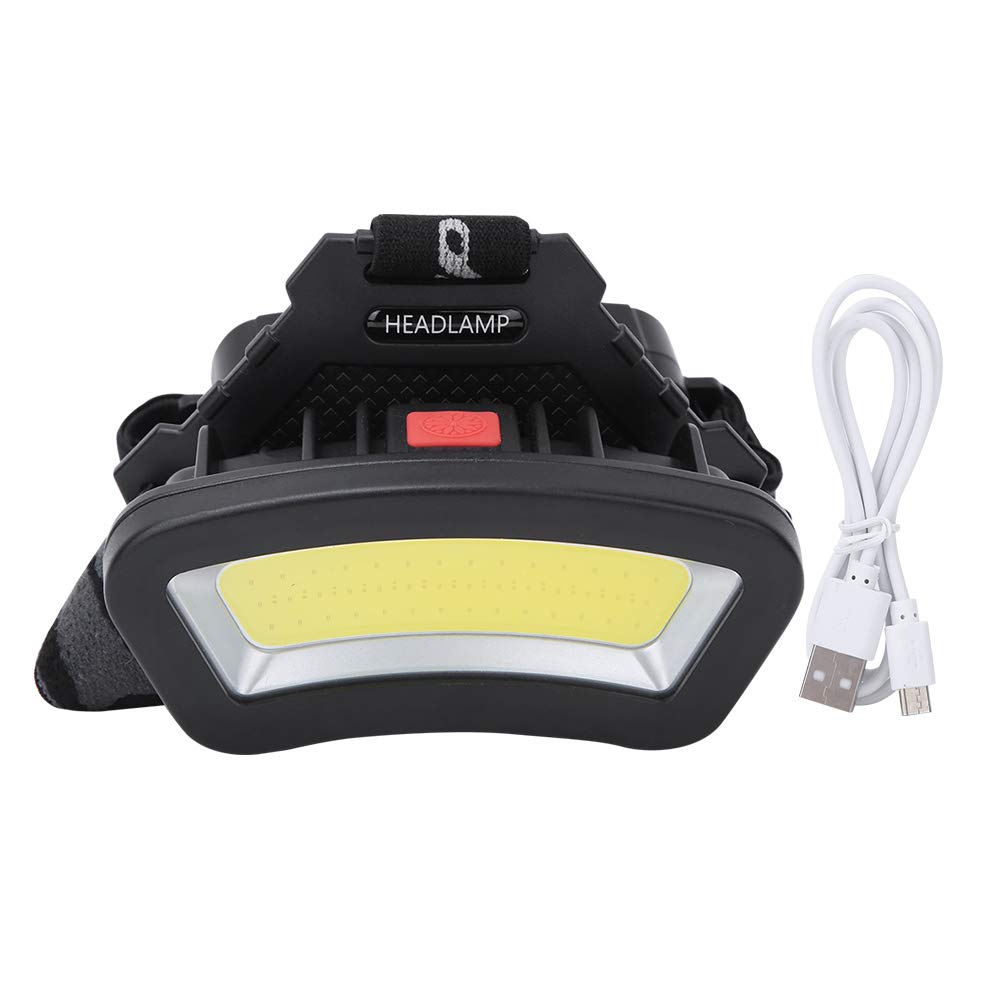 Wiederaufladbare Stirnlampe – Superhelle Led – Hohe Lichtstärke – Leicht – Wasserdicht – Verstellbar – Ideal Für Camping/wandern