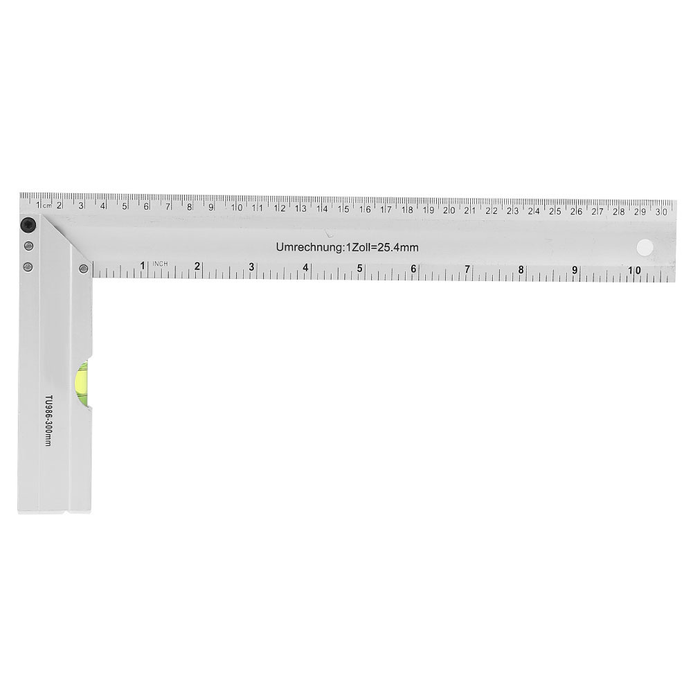 300-mm-winkelmesser – Verdickte Aluminiumlegierung – Quadratisch – Holzbearbeitung – Markierung – 90°
