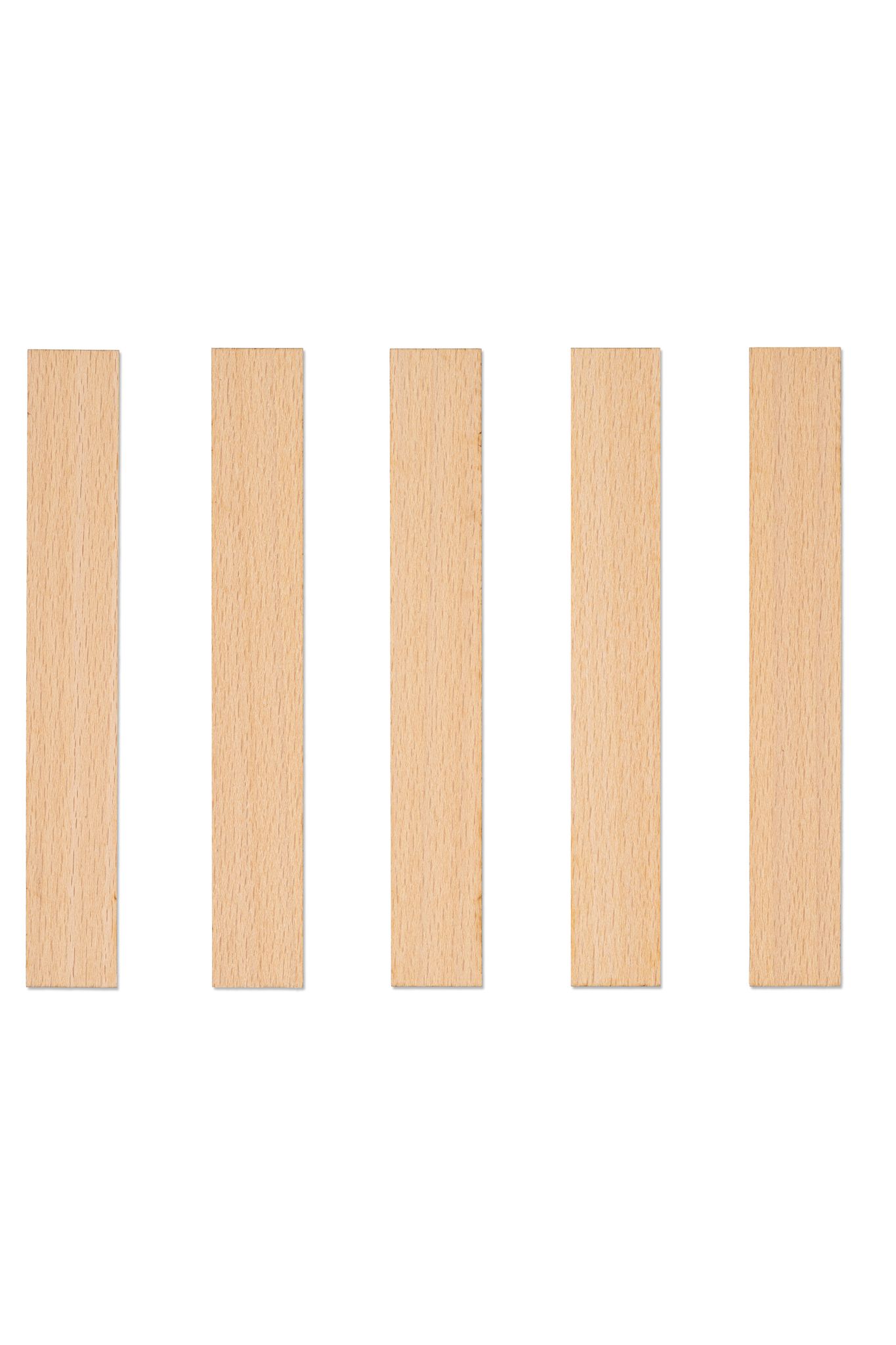 Holzdochte Für Kerzen, 140 X 20 X 1 Mm, 5 Stück