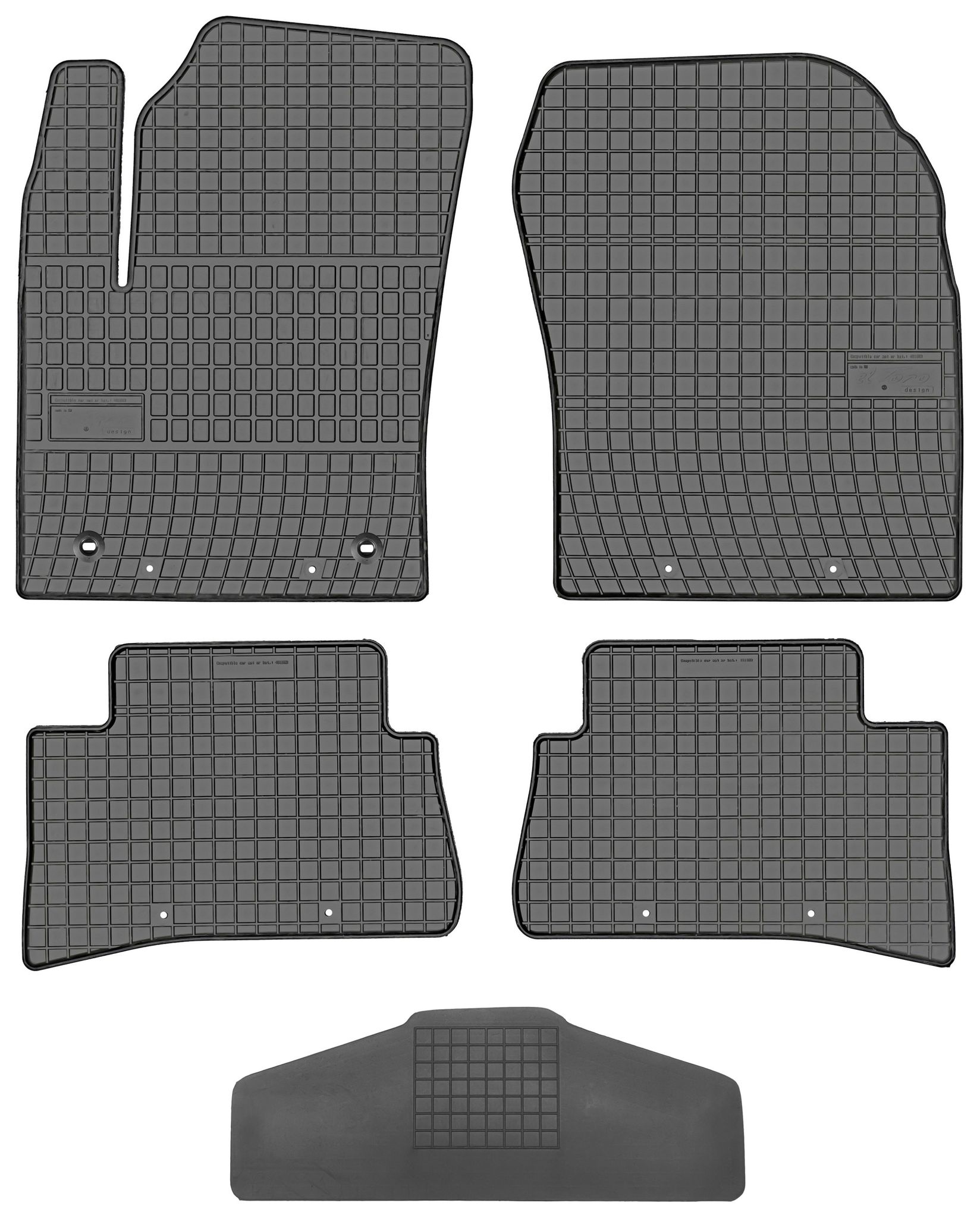 Frogum Et401853 Fußmatten - Abdeckung 200000/1 - Toyota C-hr 2016-2023 - Tl Fahrerfußraum - Montiert