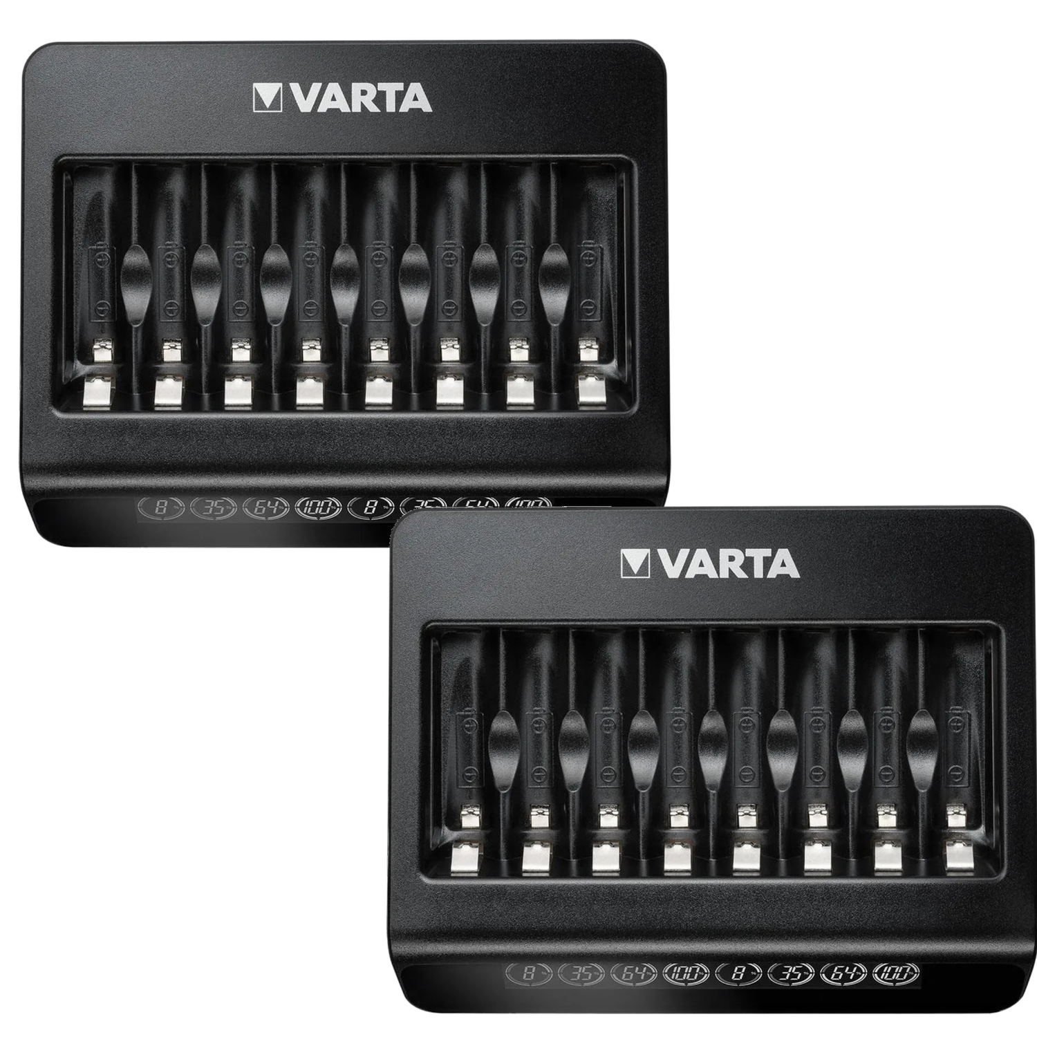 Varta Lcd-multi-ladegerät + Usb-c-akkuladegerät (ohne Batterien) X2